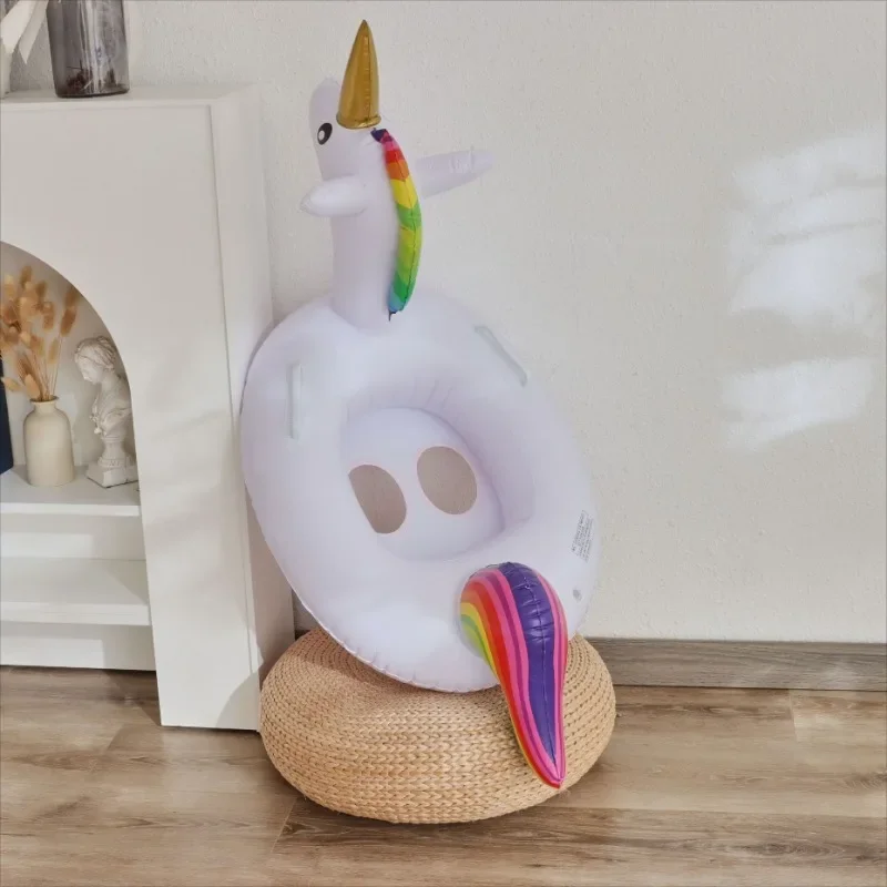 Brinquedos Infláveis de Piscina para Animais, Anel de Natação para Bebês, Assento Flutuante de Verão, Flamingo para Festa na Piscina, Brinquedos Aquáticos para Crianças