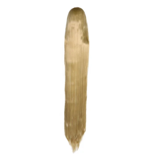 Imagen 2 del producto Peluca rubia sintética para mujer, pelo Extra largo, peluca de princesa, Cosplay diario, fiesta de vacaciones, disfraz