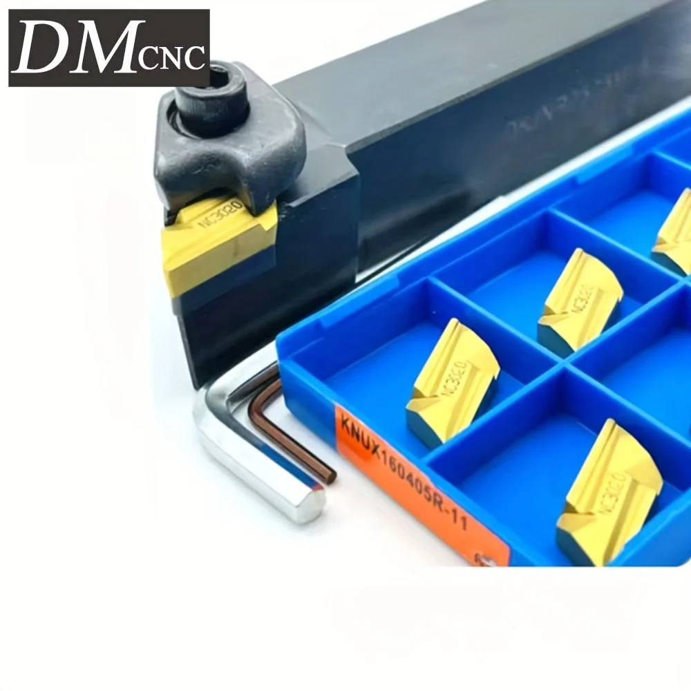 DKJNR2020K16/2525M16 Tool Holders + 10PCS KNUX160405R Inserts - CNC Turning Kit view 5