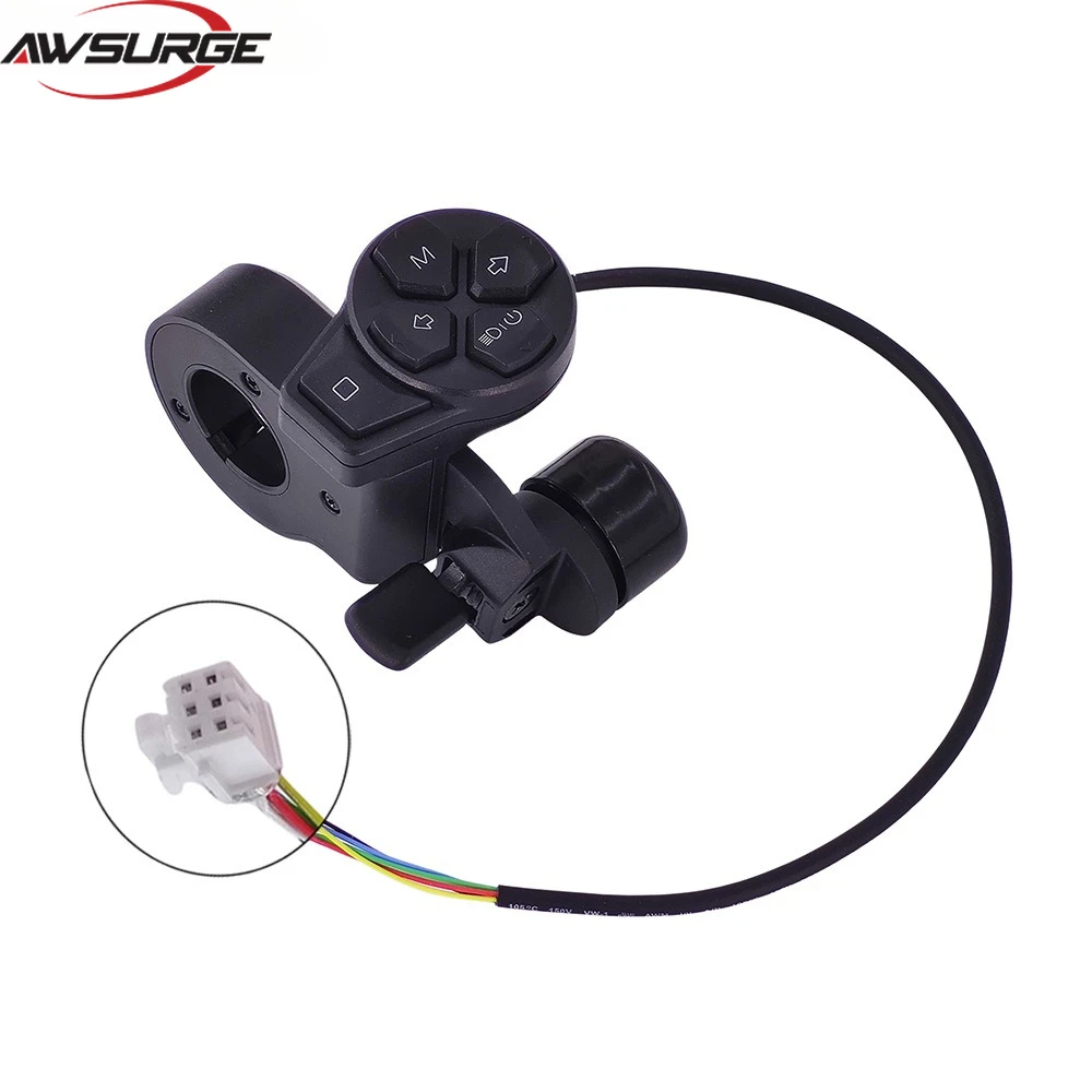 

Подходит для скутера Ninebot ZT3 Pro, кнопка переключателя рулевого сигнала, комбинированный звонок, аксессуары для переключателей