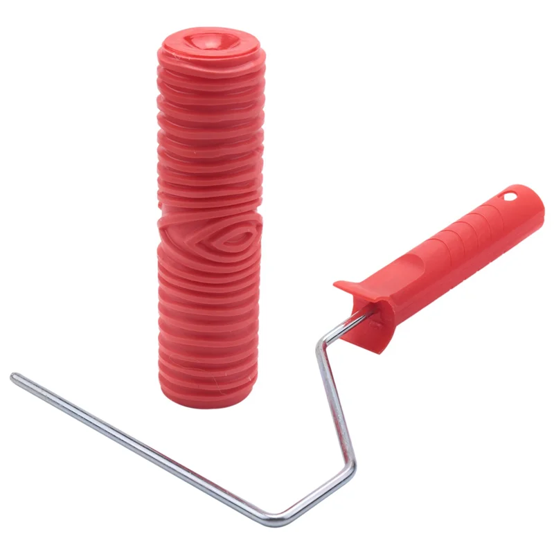 ABMR-houtnerf gereedschapset, 18 stuks 7 inch korrelschildergereedschap houtstructuur verfroller houtpatroon gereedschap voor muur kamer kunst