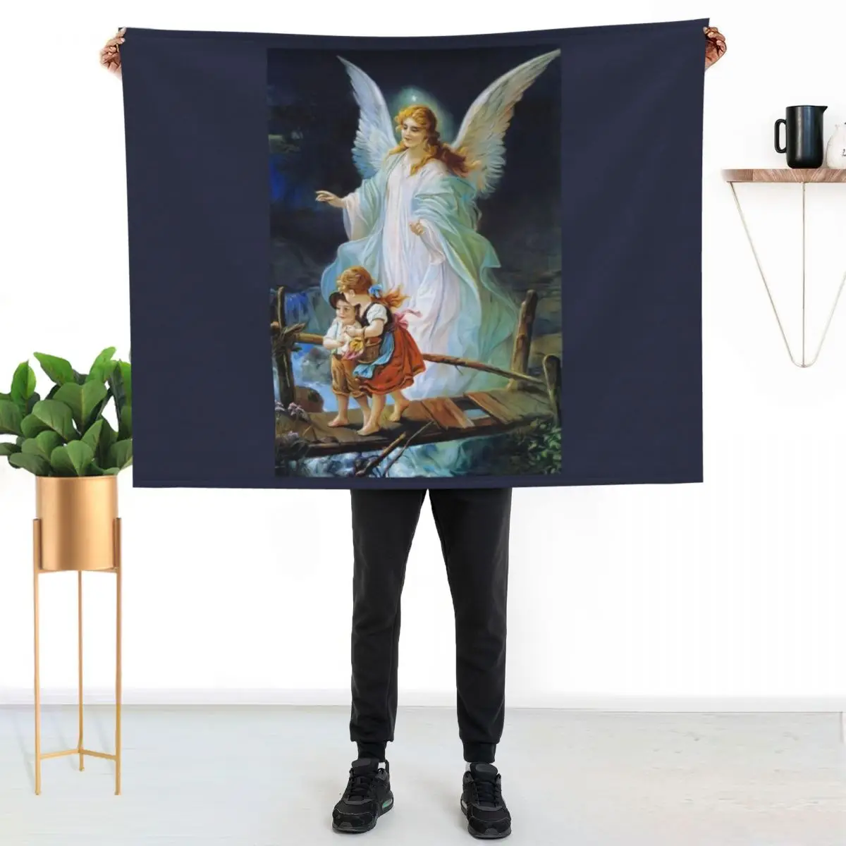 Lindberg Guardian Angel Throw Blanket blankets ands decorative Decoratives Fashion Sofas sofa bed blankets and throws Blankets