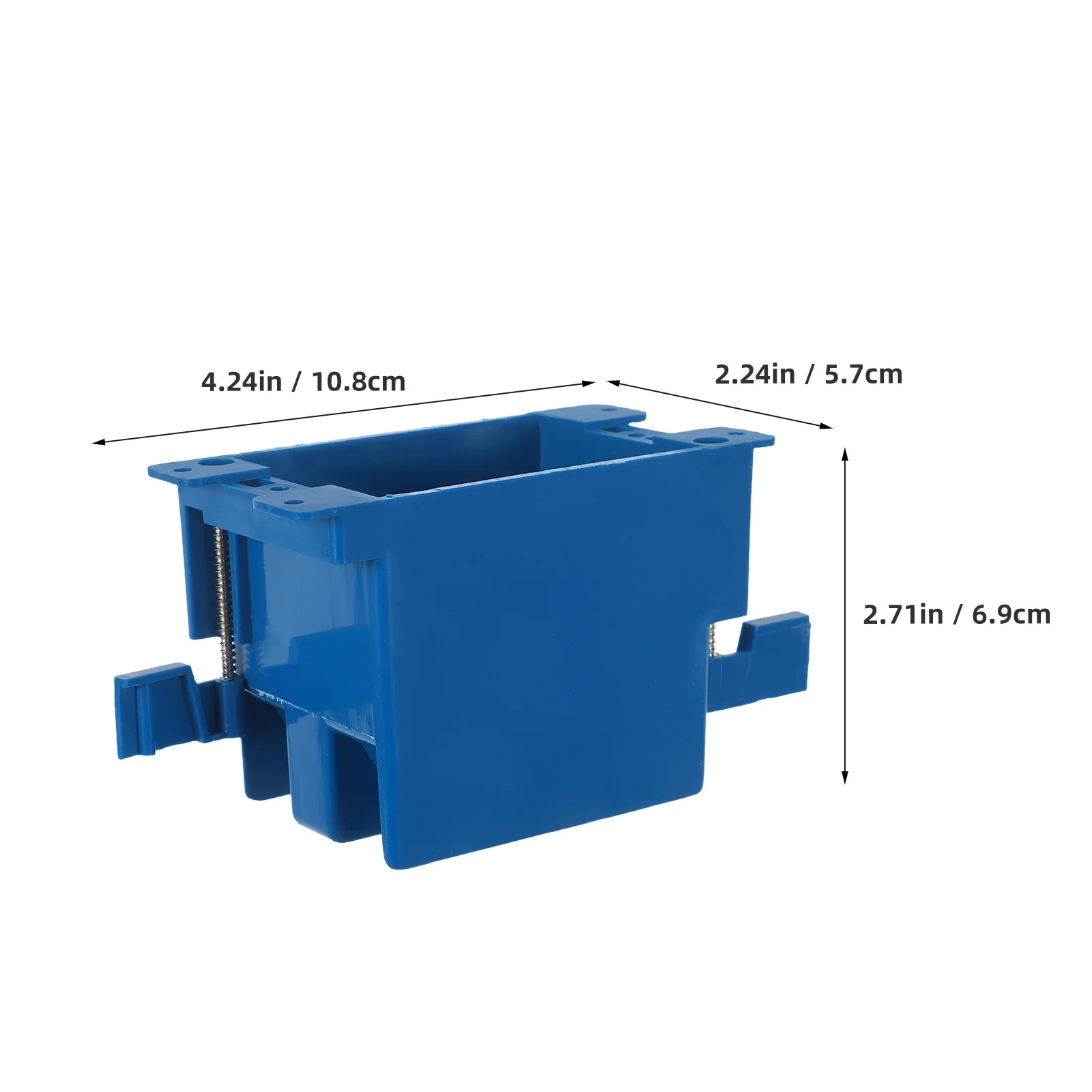 4 قطعة ملحقات مقبس التبديل صندوق مخرج مجوف للجدران البلاستيكية فلوش جبل صندوق كهربائي حل الأسلاك المخفية للجدران الجافة