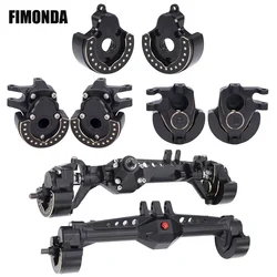 Front and Rear Portal Axle Brass Knuckle Cover Weights for 1/10 RC Crawler Vanquish VS4-10 Phoenix F10 Chassis Upgrade