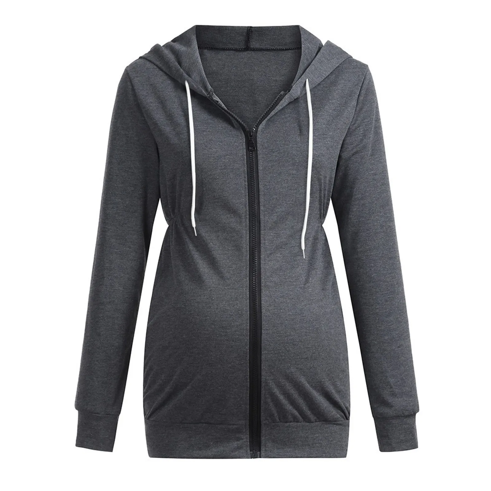 Jas Voor Zwangere Vrouwen Moederschap Hoodie Sweatshirt Zwangerschap Kleding Zwangere Vrouwen Borstvoeding Capuchon Rits Jas Top