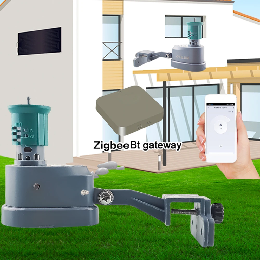 Wireless Rain Sensor Cyclic Timing Irrigation Device Intelligent Linkage with ZigBee Remote Controller BT Gateways Needed Tools