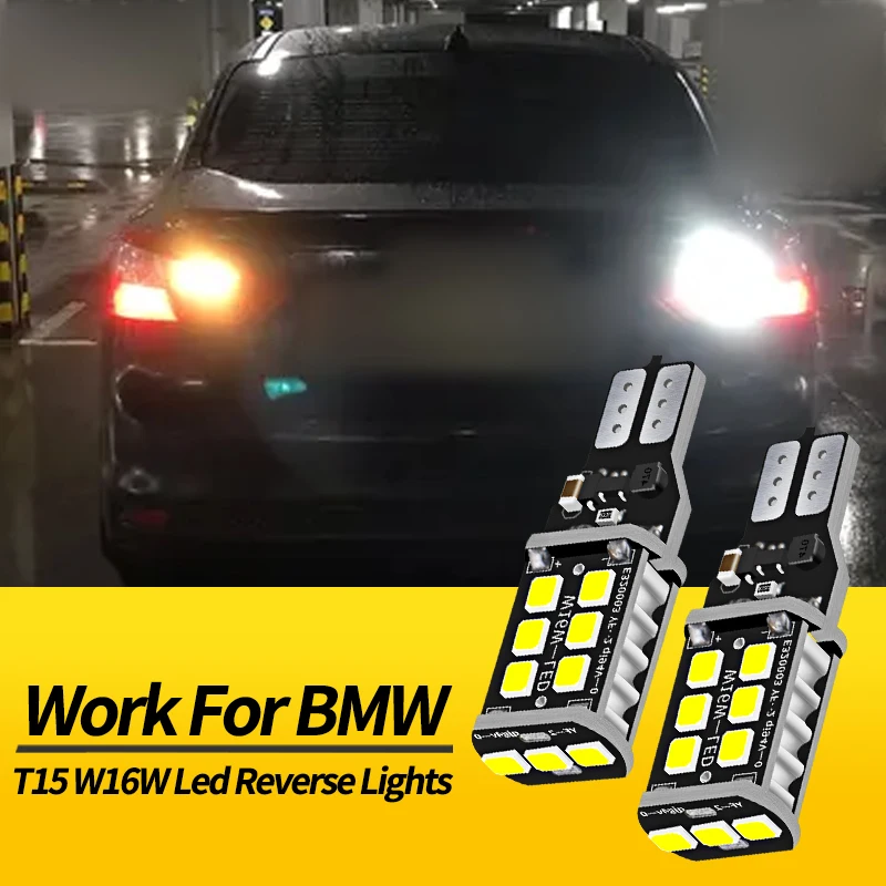

4PCS W16W T15 921 LED Reverse Lights Bulbs Canbus For BMW 7-Series E65 E66 E67 F01 F02 F03 F04 X3 X5 Z4 Roadster Car Accessories