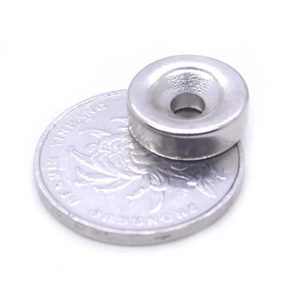 5/10/50/200Pcs Neodymium Magnet 18x3 Hole 3/5 N35 NdFeB Round Super Powerful Strong Permanent Magnetic imanes Disc 18*3 Hole 3