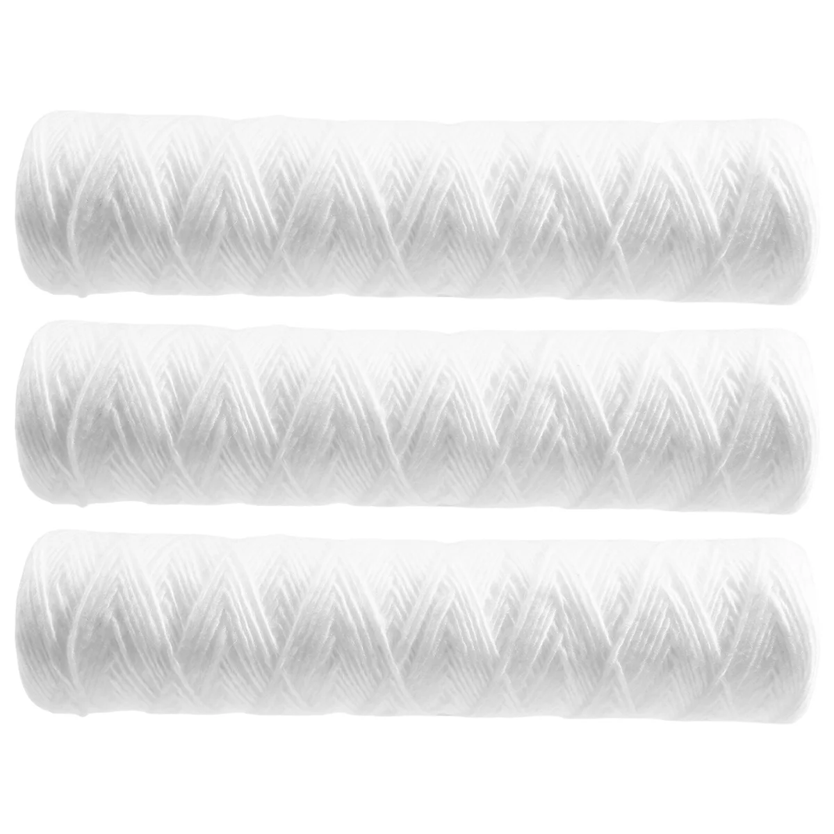 String cartucho de filtro, purificador de água, algodão, PP, Sedent, 5 mícrons, 10 ", 3pcs