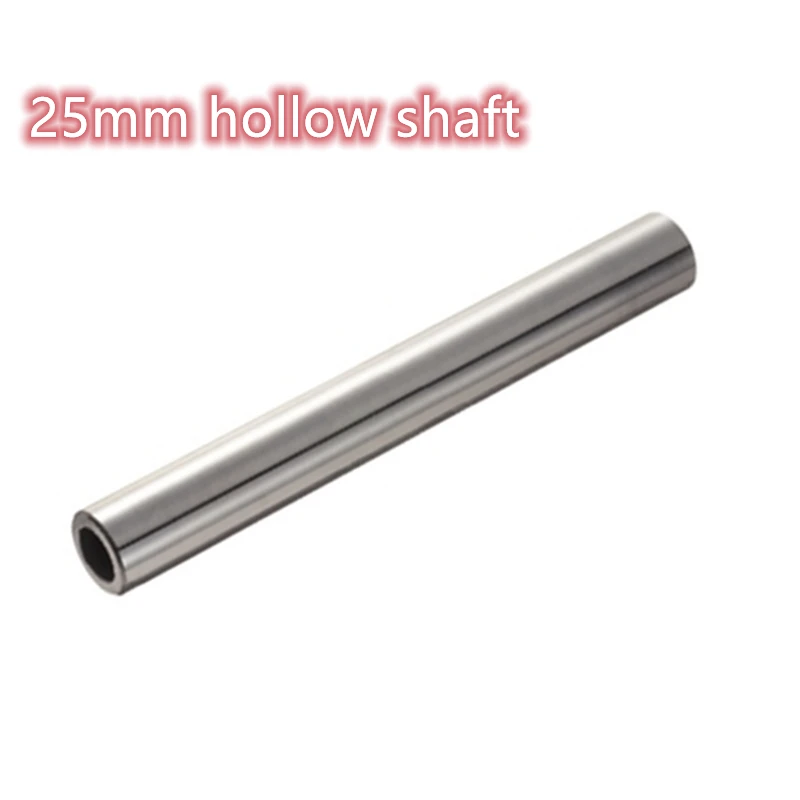 25mm hollow linear shaft 240mm 300mm 400mm 500mm long inner hole 19mm harden chromed linear motion shaft rod for CNC parts