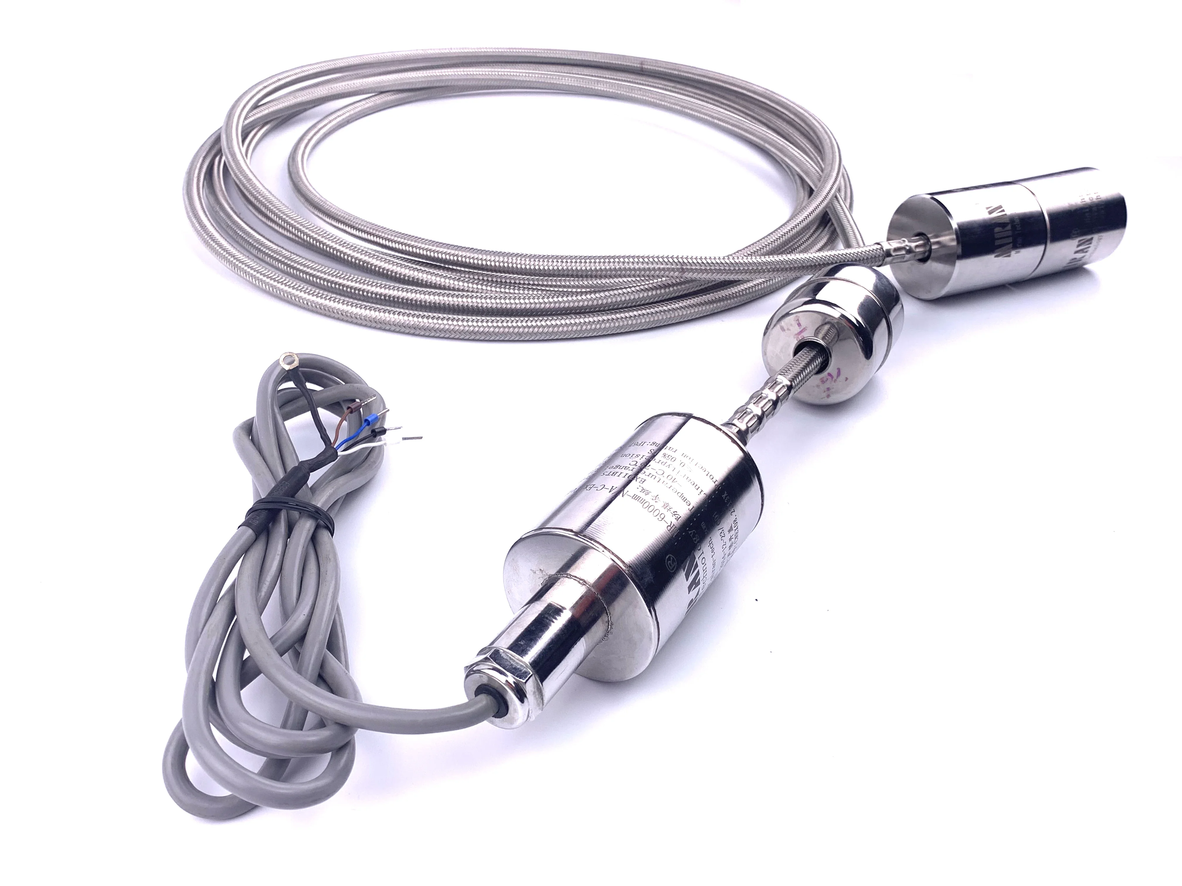 Miran Brand Aluminum Alloy Material MR-10~80mm-0~5v/0~10V-N-P Flexible Hose Level Type Magnetostrictive Displacement Sensor