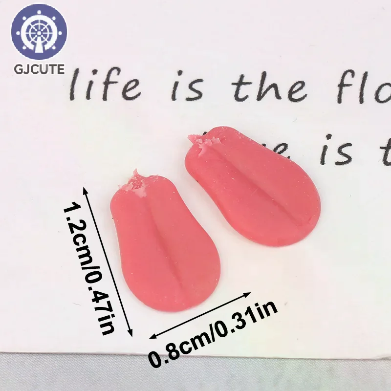 Lindos muñecos de peluche de perro de dibujos animados con decoraciones de lengua en miniatura - Paquete de 10