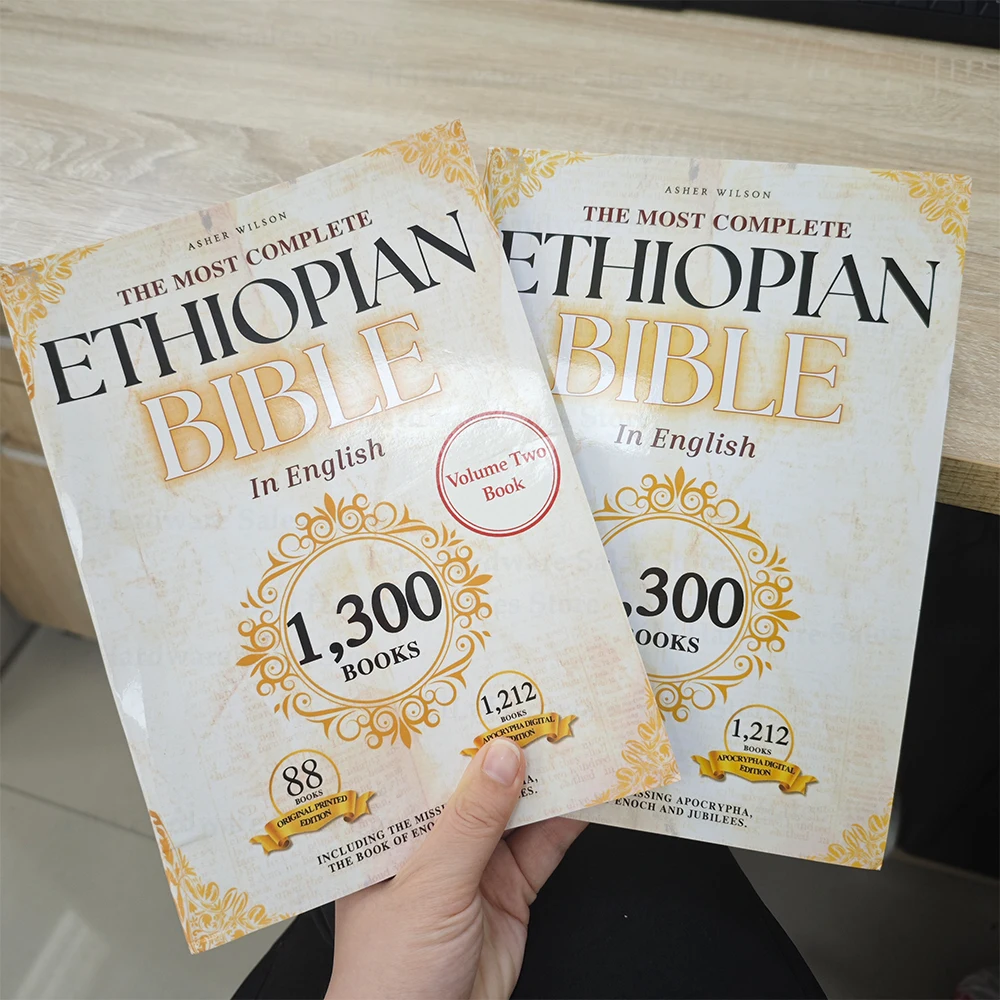 

КОМПЛЕКТЕЛЬНАЯ БИБЛИЯ ETHIOPIAN на английском языке 88 Священных Писаний: включая отсутствие Апокрифры, Книга Еночки, юбилея в мягкой обложке.
