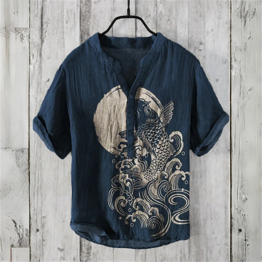 Erkek Kısa Kollu Polo Gömlek K - Summer Clothing Men Linen incelemesi ve fiyatı