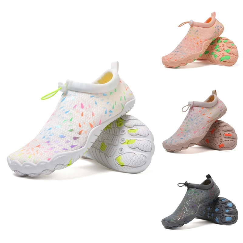 

Летняя нескользящая обувь для взрослых, мужская и женская обувь для плавания с дренажными отверстиями, тонизирующая пляжная обувь для босиком, большой размер 47-4