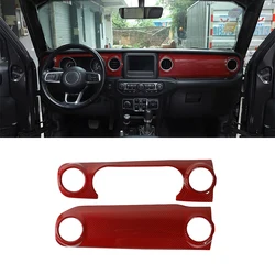 Dashboard Center Console Decoration Cover Decal Car Accessories for Jeep Wrangler JL Gladiator JT 2018 2019 2020 2021 2022 2023