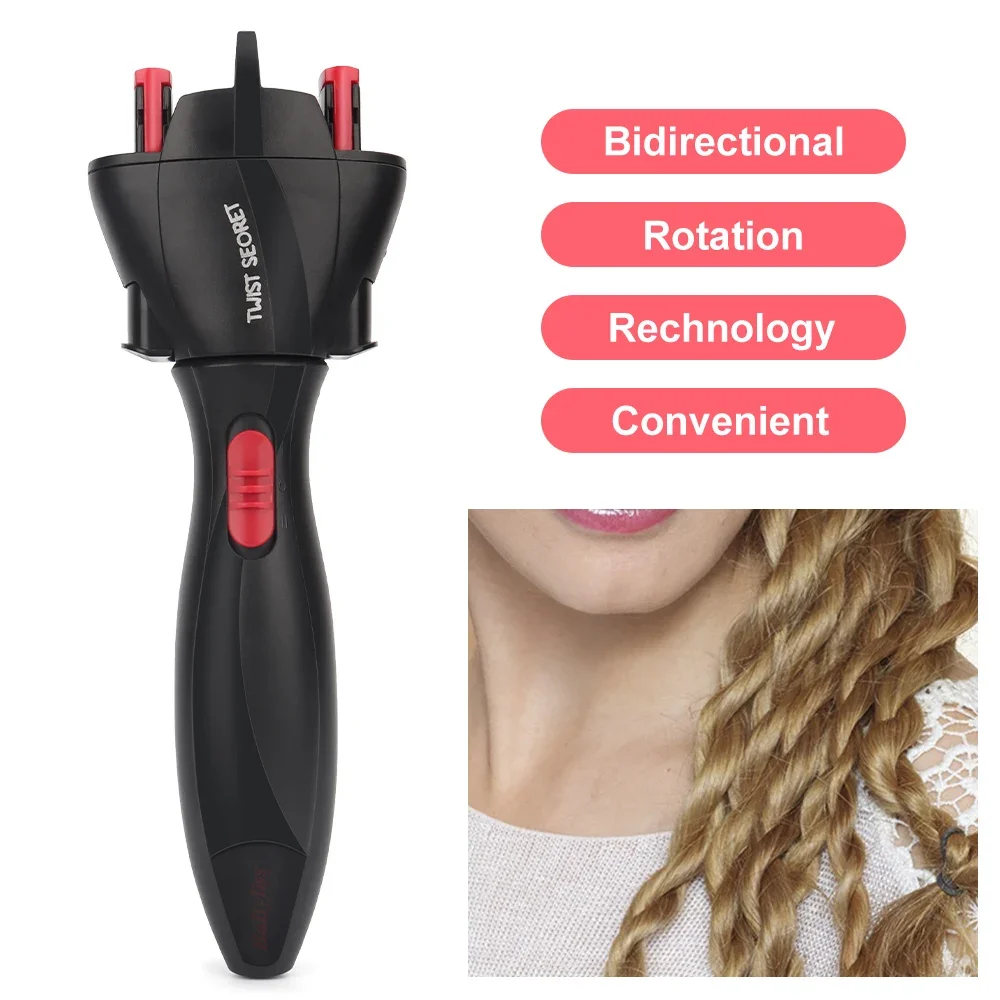 Electric Hair Braider Plait Automatic Twist Braider Styling Braiding Machine Quick Braid Tool Hair Styling Tool Hair Braider