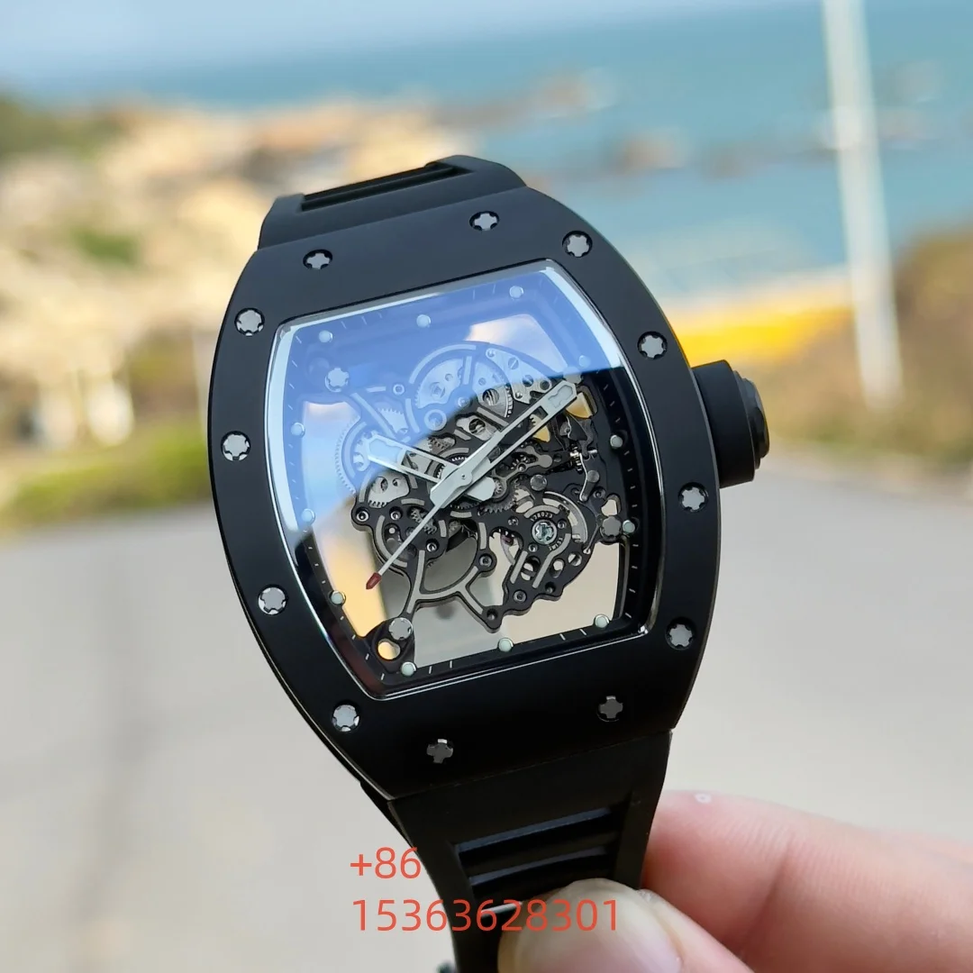 Men's Carbon Fiber Multifunction Imported Movement Automatic Flywheel Men's Mechanical Watch