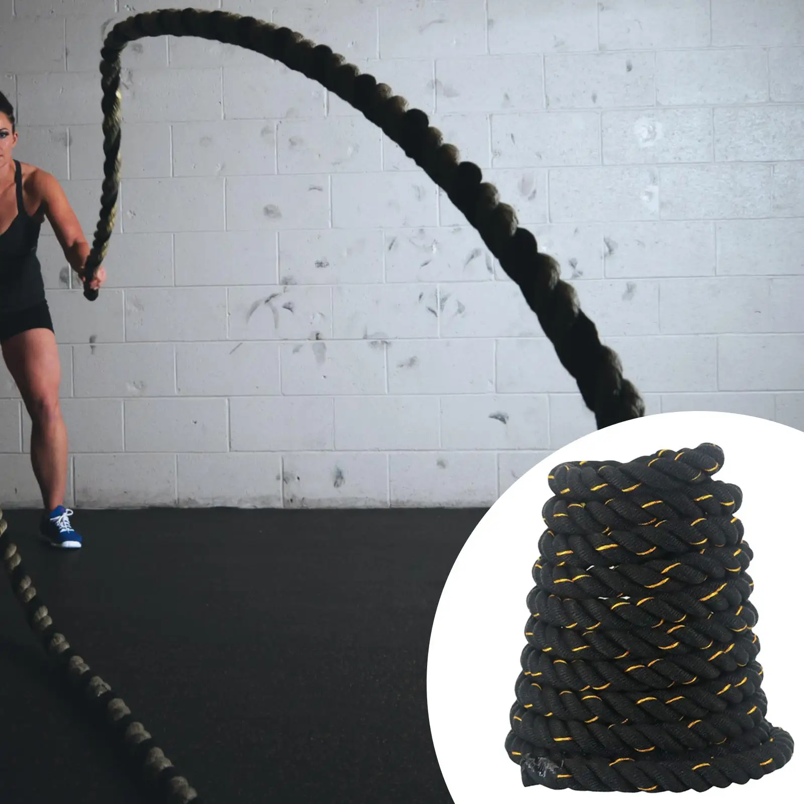 Training Rope Fitness Jumping Rope Professional for Workout Outdoor Battling