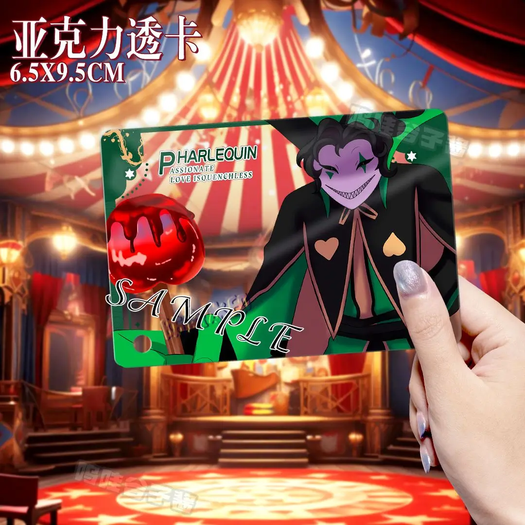 غريب السيرك بييروت تأثيري أنيمي الاكريليك صور بطاقة المفاتيح قلادة حقيبة الظهر ملحق الكرتون هدية #3