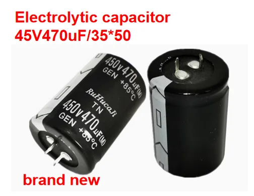 

100pcs/large volume electrolytic capacitor capacitor 450V470uF volume 35*50 brand new electrolytic capacitor/450V470uf