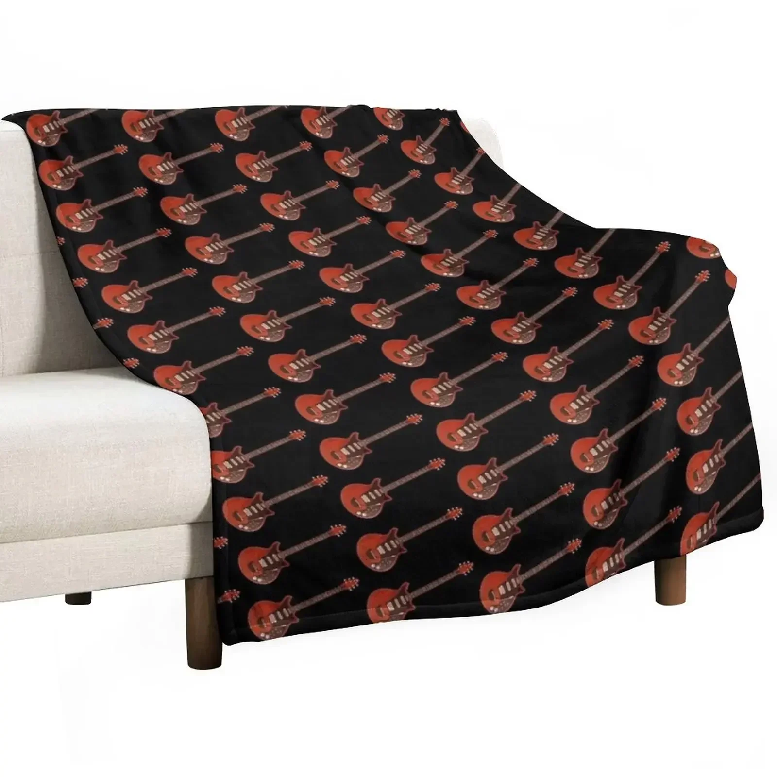 

Brian May's Guitar (Red Special) - Queen Throw Blanket Plush Thin Plaid on the sofa Blankets