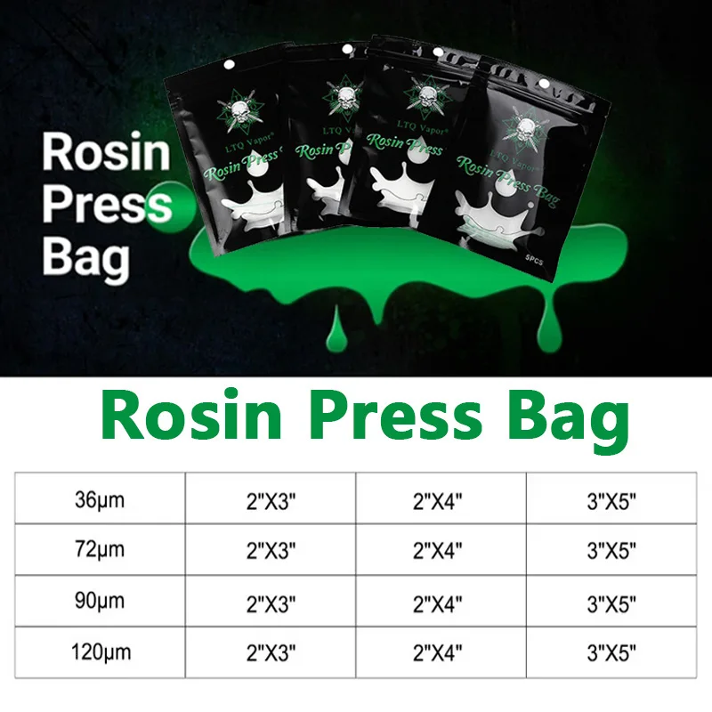 

Rosin Press Filter Bags Food Grade Nylon Mesh Rosin Filter Tubes Bag 10pcs 36/72/90/120um For Wax Oil Exracting Machine Tool Kit