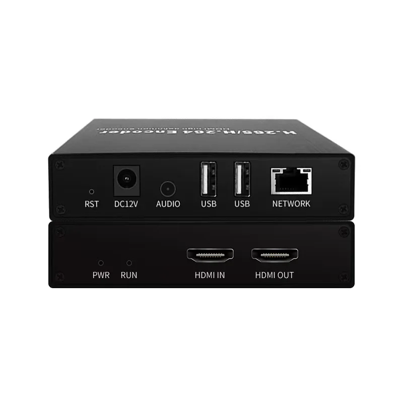 4K Video Encoder HDMI PC Surveillance NVR Recording Dual USB2.0 Camera Recording Function ONVIF/HK Compatible YouTube Facebook.