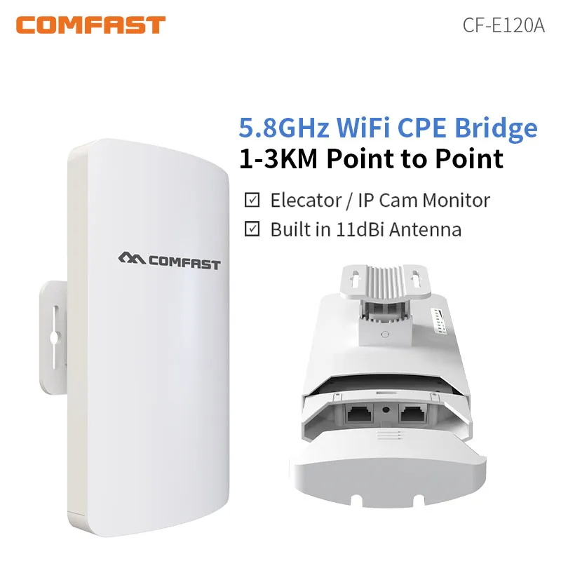 1 Pair 300Mbps Long Range Outdoor WIFI CPE 5Ghz Wireless AP Bridge Access Point WI-FI Antenna Repeater Nanostation Amplifer Rou