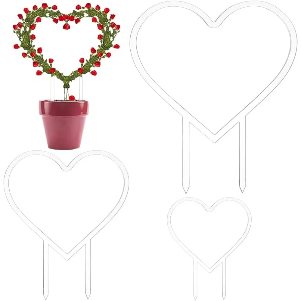 3 Pcs Heart Trellis… - image