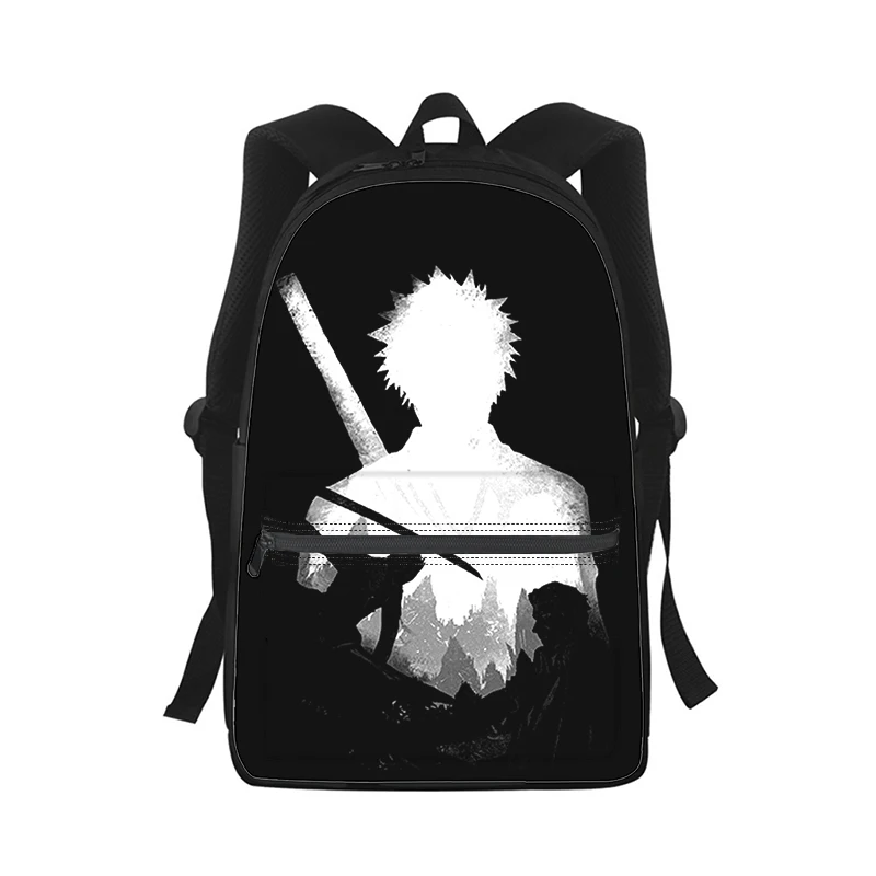 Anime Bleekmiddel Mannen Vrouwen Rugzak 3d Print Mode Student Schooltas Laptop Rugzak Kids Reizen Schoudertas