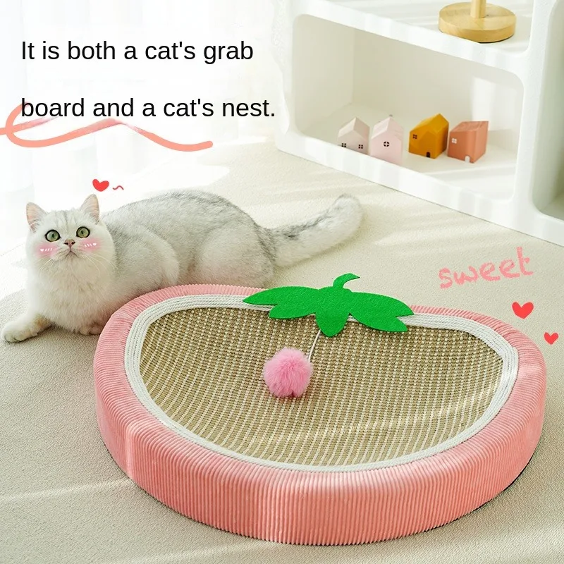 

Sisal Cat Scratch Board Pet Bed One Wear-Resistant Non-Chip Toy Scratch-Resistant Four Seasons Universal Cat Scratching Basin