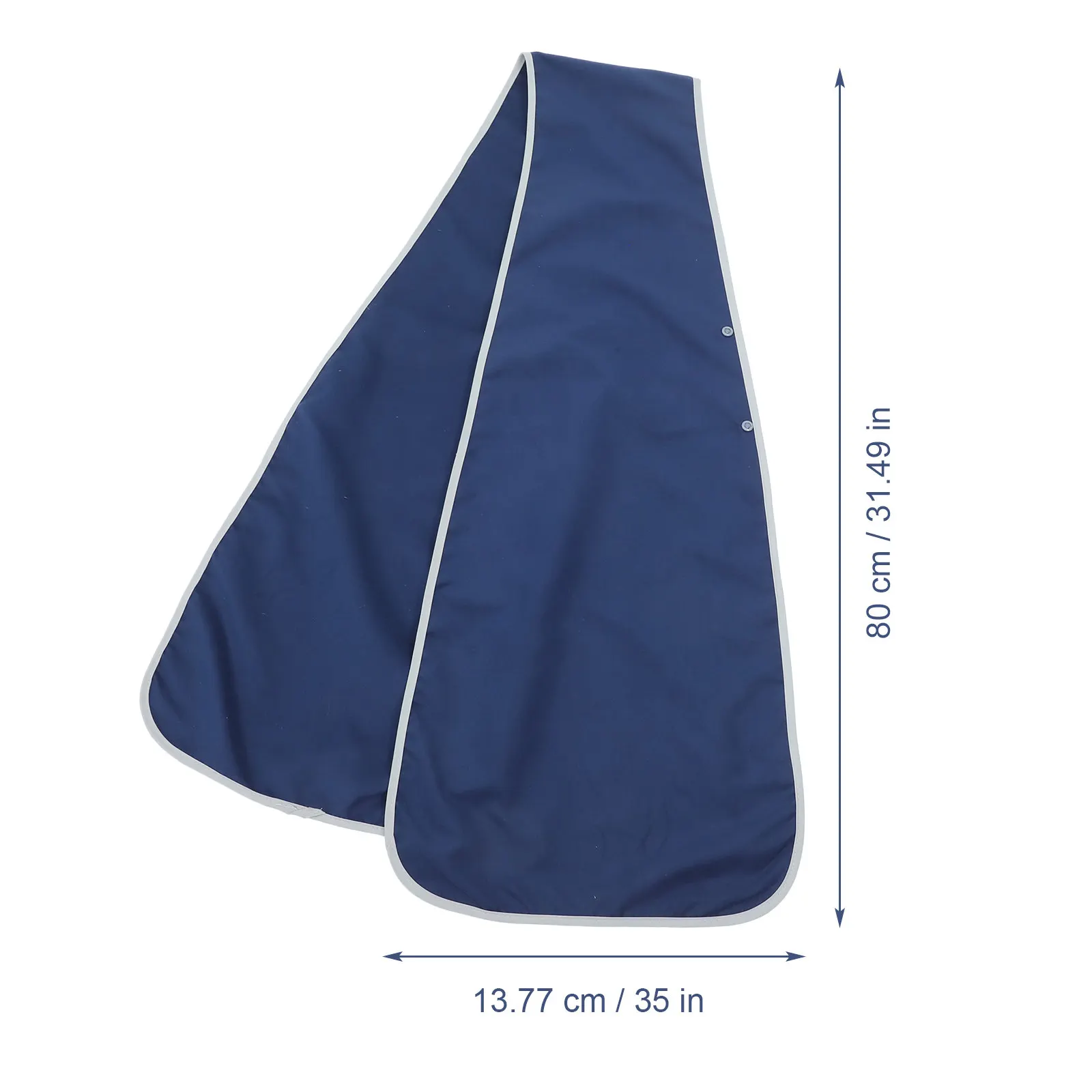 Food Clothing Protectors Dining Scarf Bib for Elderly Soft Polyester Full Coverage Feeding Apron for Seniors Care Bib Eating