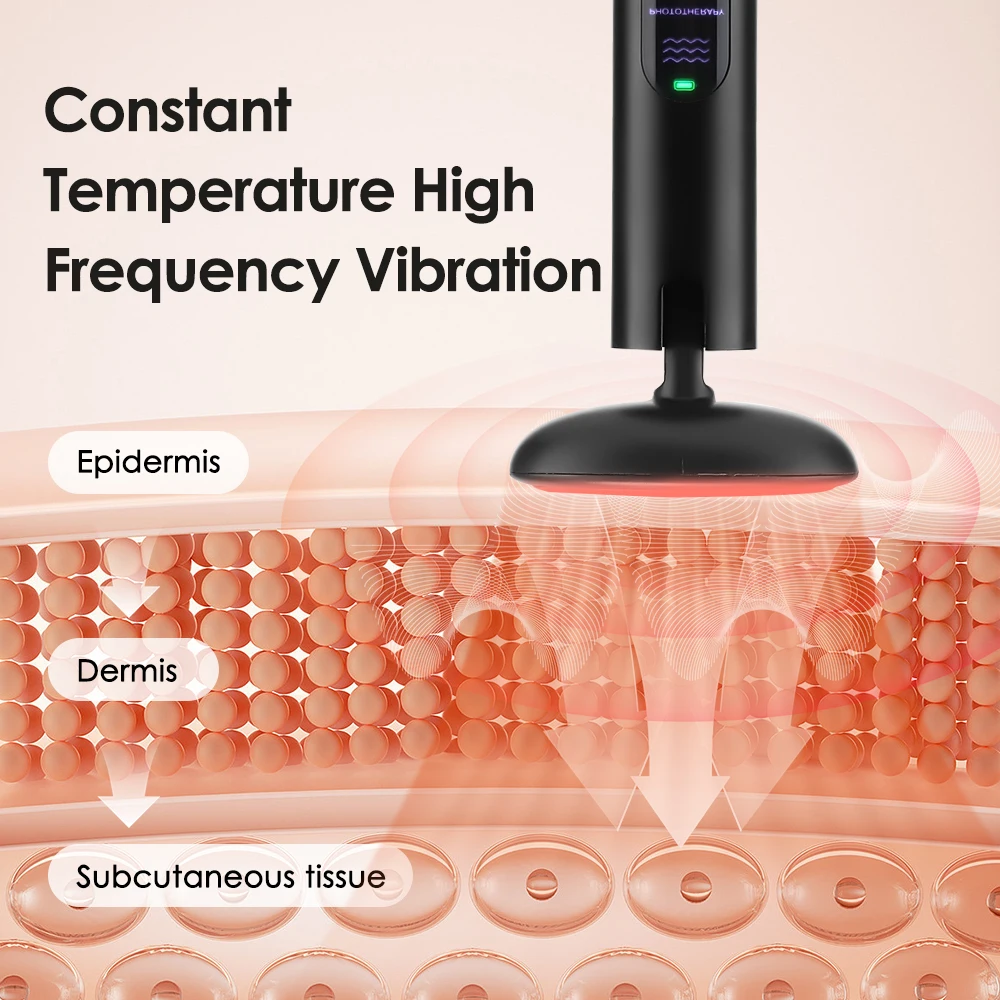 Ems Augen massage gerät 9 Farbe LED Phototherapie Vibration beheizte Augen massage Schönheits stift entfernen Augen taschen Augenringe Facelifting-Werkzeug