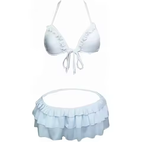 Women Bikini Lolita Dress Suit Costume Customized Anime Swimsuit Nanami Chiaki Cosplay