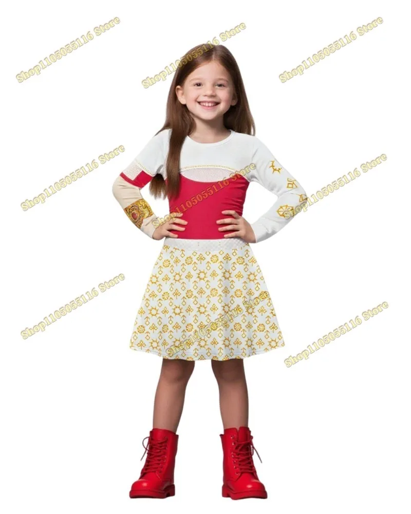 

New Movie Zombies 4 Victor Cosplay Nova Costume Coat Girl daywalker Sets School Attire Children Dresses Halloween Carnival Suit