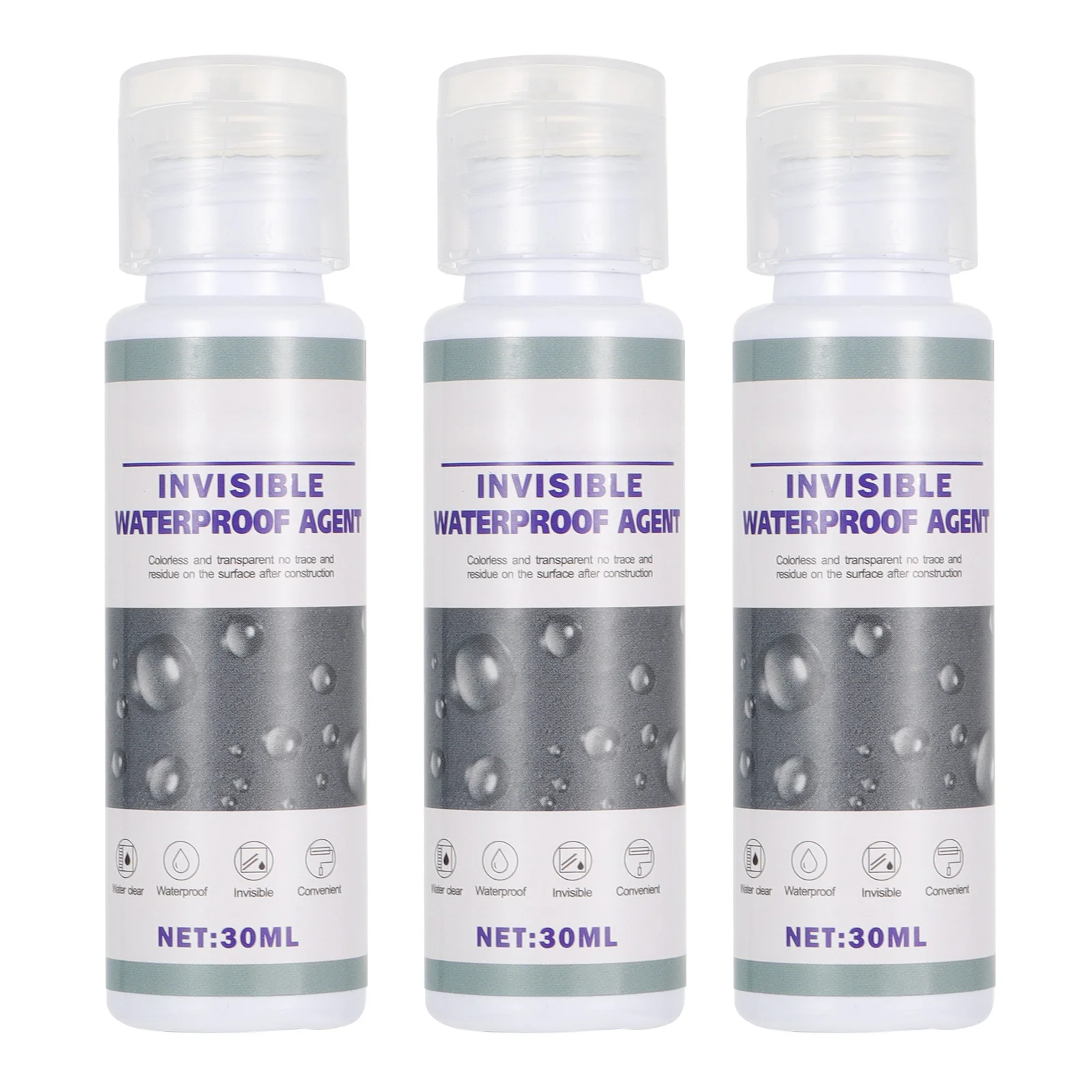 

3Pcs Waterproofing Agent Super Adhesive Spray for Wall Floor Joint Sealing Leak Repair Invisible Waterproof Sealant