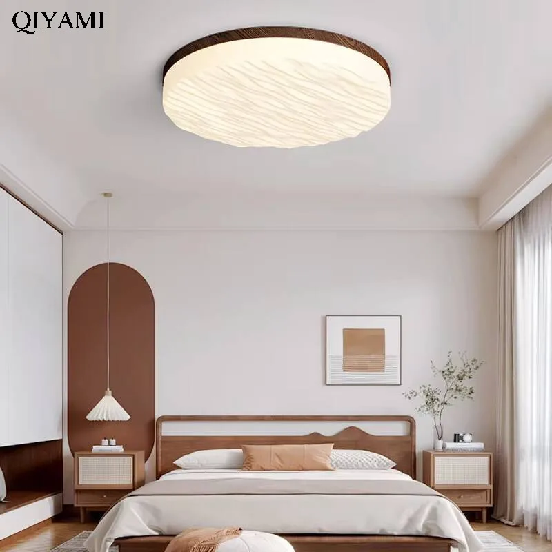 Cream Style Bedroom Lamp Ceiling Lamp Eye Protection Full Spectrum Warm Master Bedroom Study Lamp Simple Modern Indoor Lighting