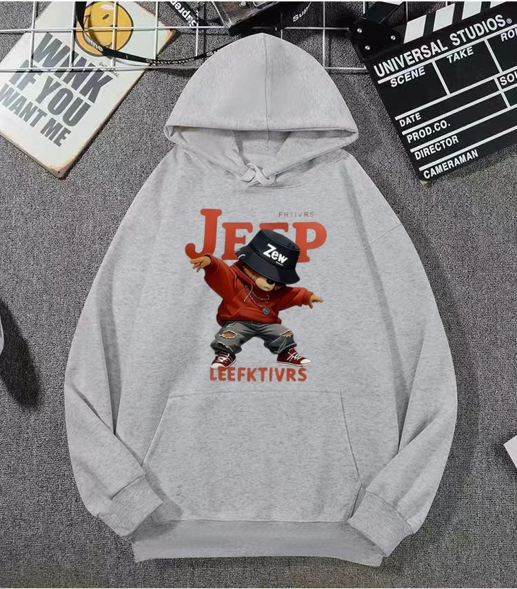 New Jeep Hoodie, High-Quality Thick Fleece, Casual Versatile Jacket