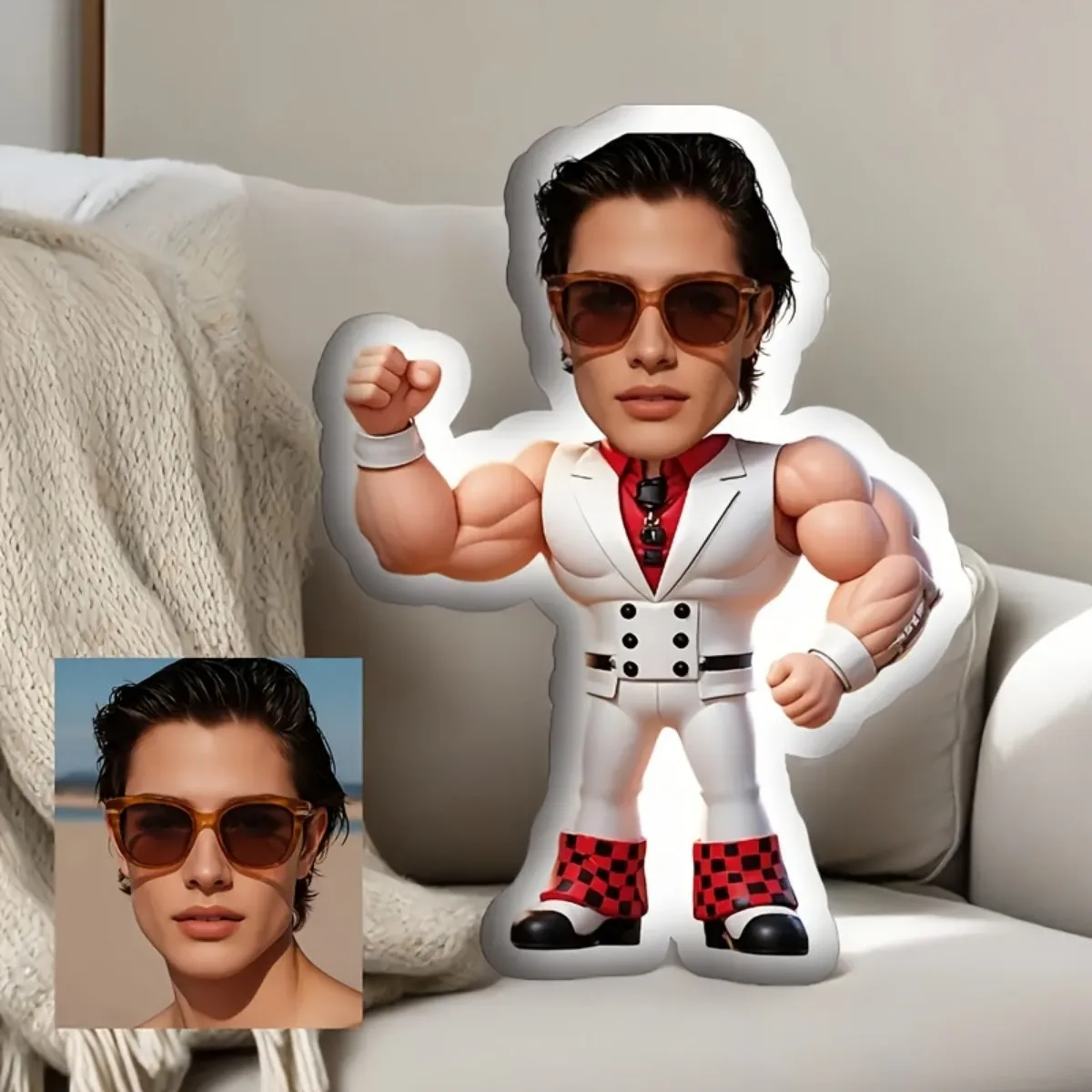 

Персонализированная домашняя плюшевая подушка для фотосессии — индивидуальный подарок в форме лица с фотографией, обязательный подарок на день рождения