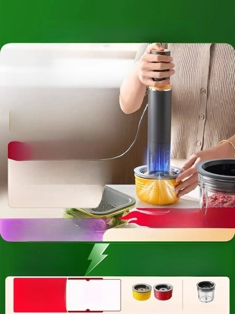 

Preservation seasoning machine, multifunctional kitchen appliance, meat grinder, vacuum cooking machine