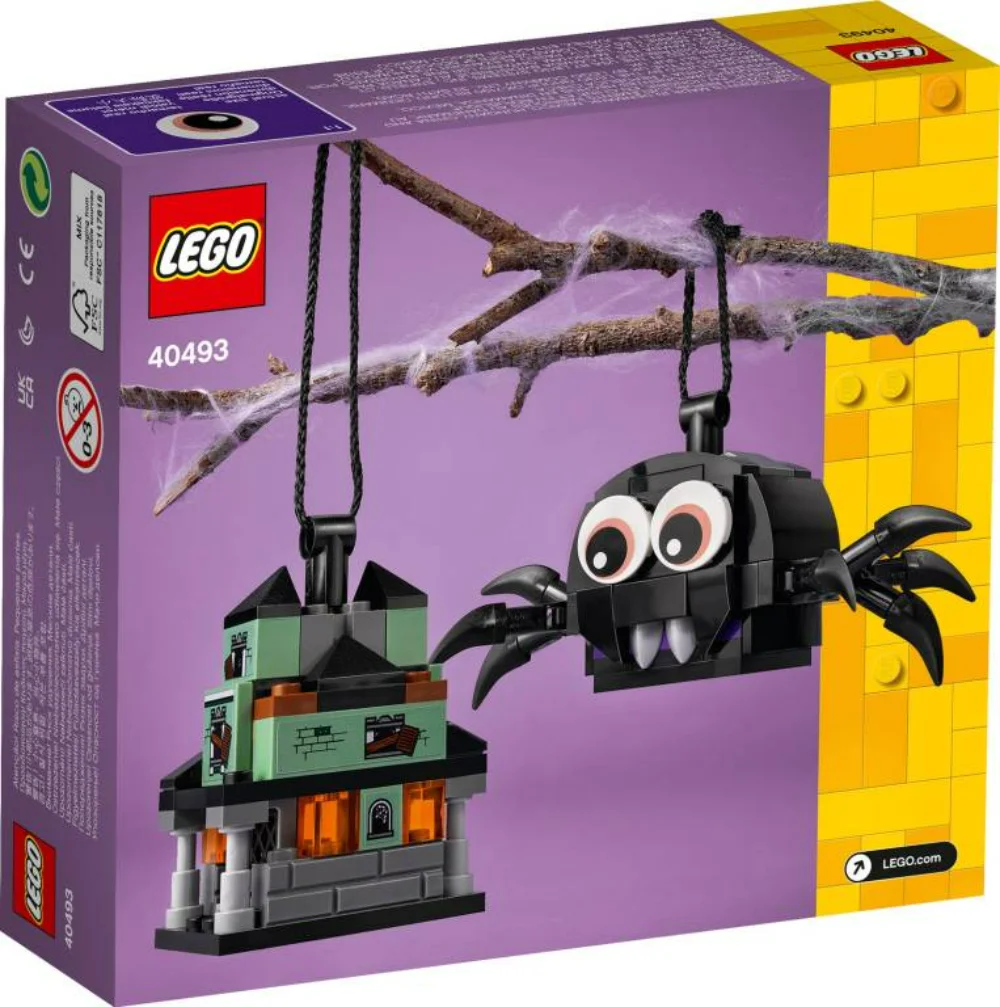 LEGO Halloween Spider and Haunted House Set for Birthday Christmas Gift 40493