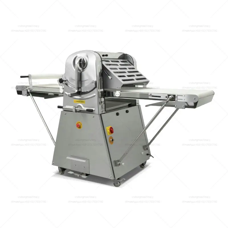 

Puff Pastry Laminator Roller Dough Sheeter Machine Bakery Thin Pita Bread Automatic Commercial Dough Sheet Making Dough Spreader