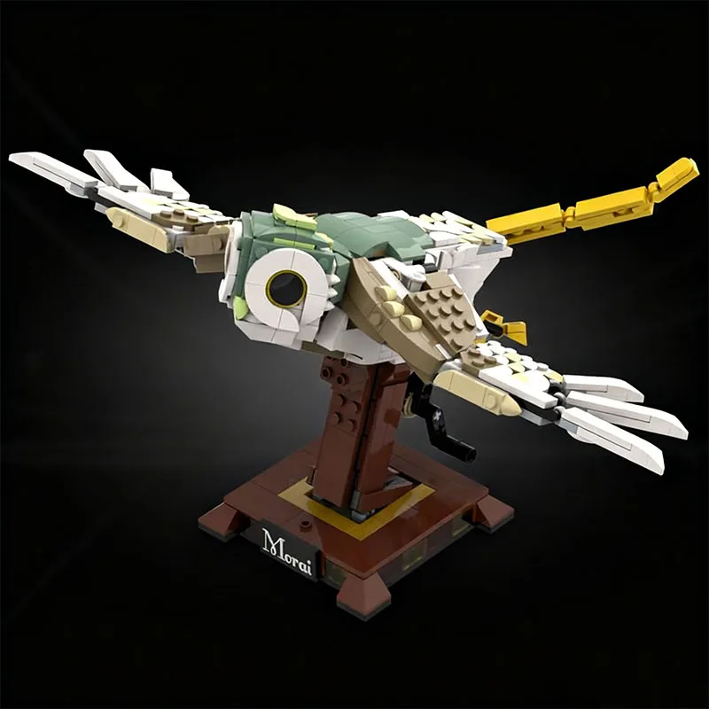 

Набор для сборки модели совы из 628 деталей MOC: популярный развивающий конструктор, творческий набор для самостоятельной сборки, праздничное украшение, игрушка, подарок для детей и взрослых