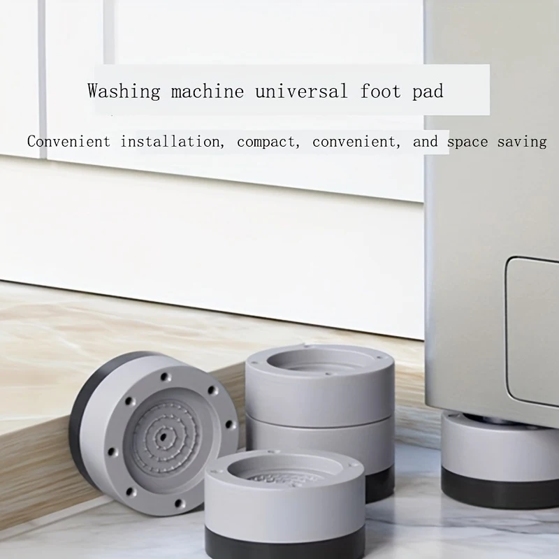 4pcs Elevated Bases for Washing Machines Designed to Prevent Slipping Vibrations Suitable for Refrigerators to Raise Stabilize