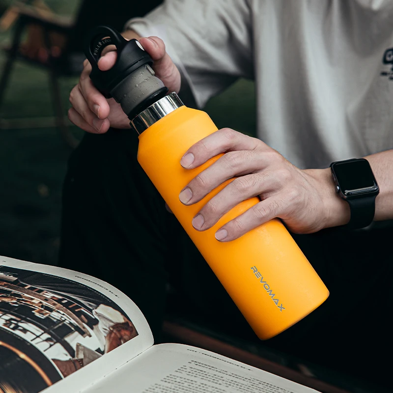 

RevoMax Thermos Outdoor Sport Stainless Steel Water Bottle Keep Cold Insulated Vacuum Flask 950ml