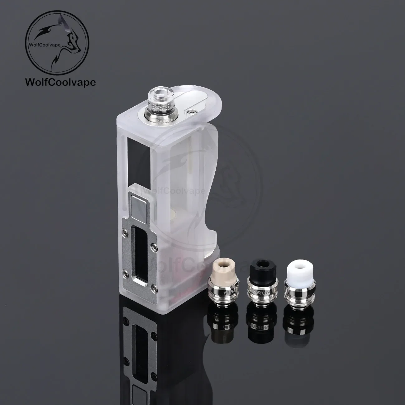 Wolfcoolvape Mission TIPS V2 Style BB Drip Tip Set para Boro Billet Box Mod AIO Vape Acessórios Kit BB V2 Compatível