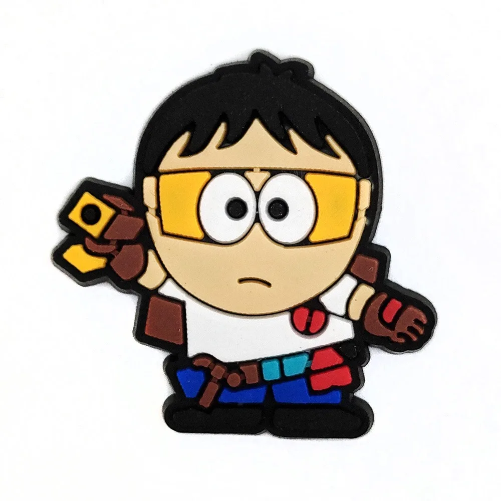 16-46 Stück Hot Toys South Park Schuh-Charms, Cartoon-Schuh-Dekorationszubehör, Schnallen, passend für Clogs, Sandalen, Armbänder, Freunde, Geschenke – Detail 12