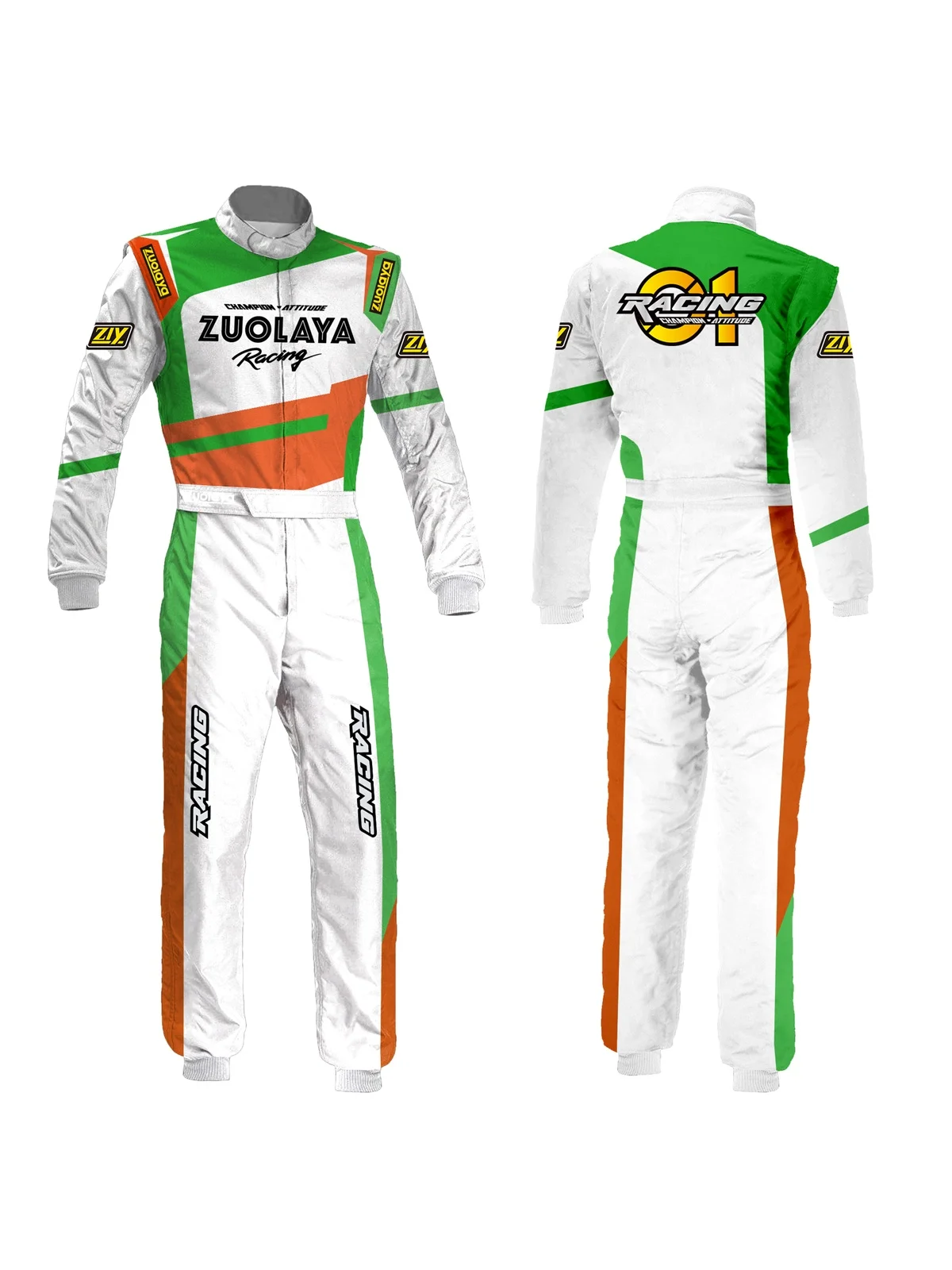 High Quality Custom Racing Suit for Karting & Motorcycle Breathable Training Jacket with Custom Logos Plus Size Available