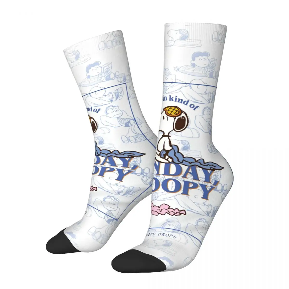 SNOOPY HD Cartoon (49)-bayingimg Stockings Design Modern Socks Autumn Non Slip Socks Adults Men Skateboard Soft Socks